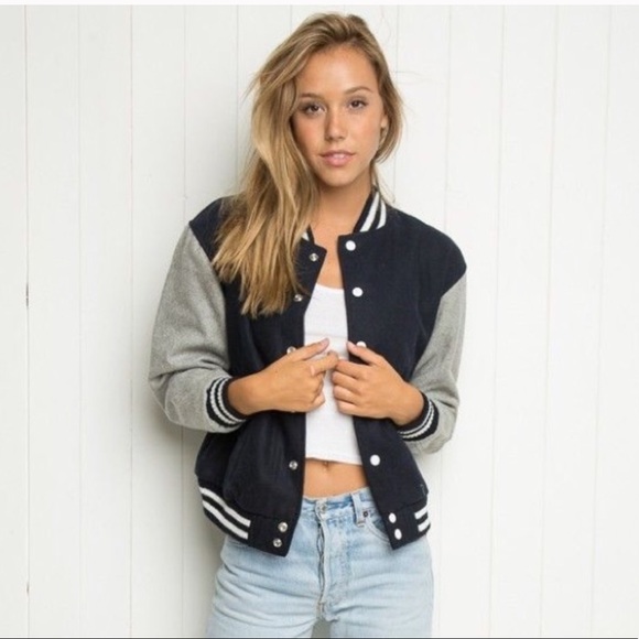 Brandy Melville Jackets & Blazers - Brandy Melville reversible varsity jacket